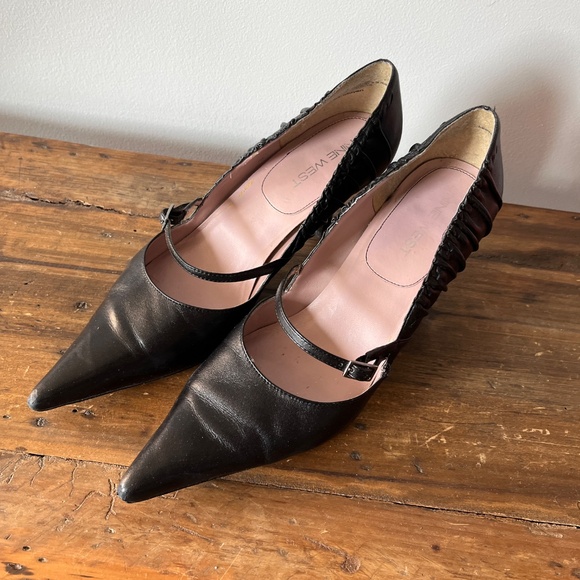 Nine West 8.5M vintage Mary-Jane leather heels, Y2K. - Picture 7 of 16